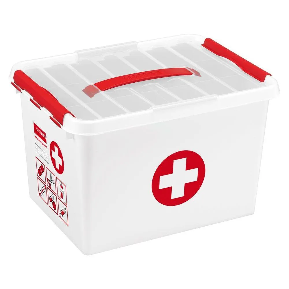 22L First Aid Box with Tray