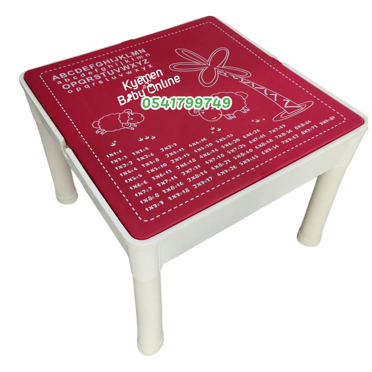 3 In 1 Multi-Functional Learn Desk / Blocks Desk / Kids Table And Chair 18months  [JM289156]