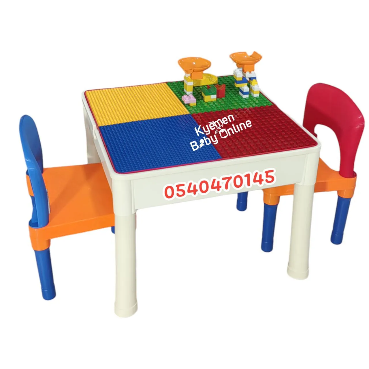 3 In 1 Multi-Functional Learn Desk / Blocks Desk / Kids Table And Chair 18months  [JM289156]