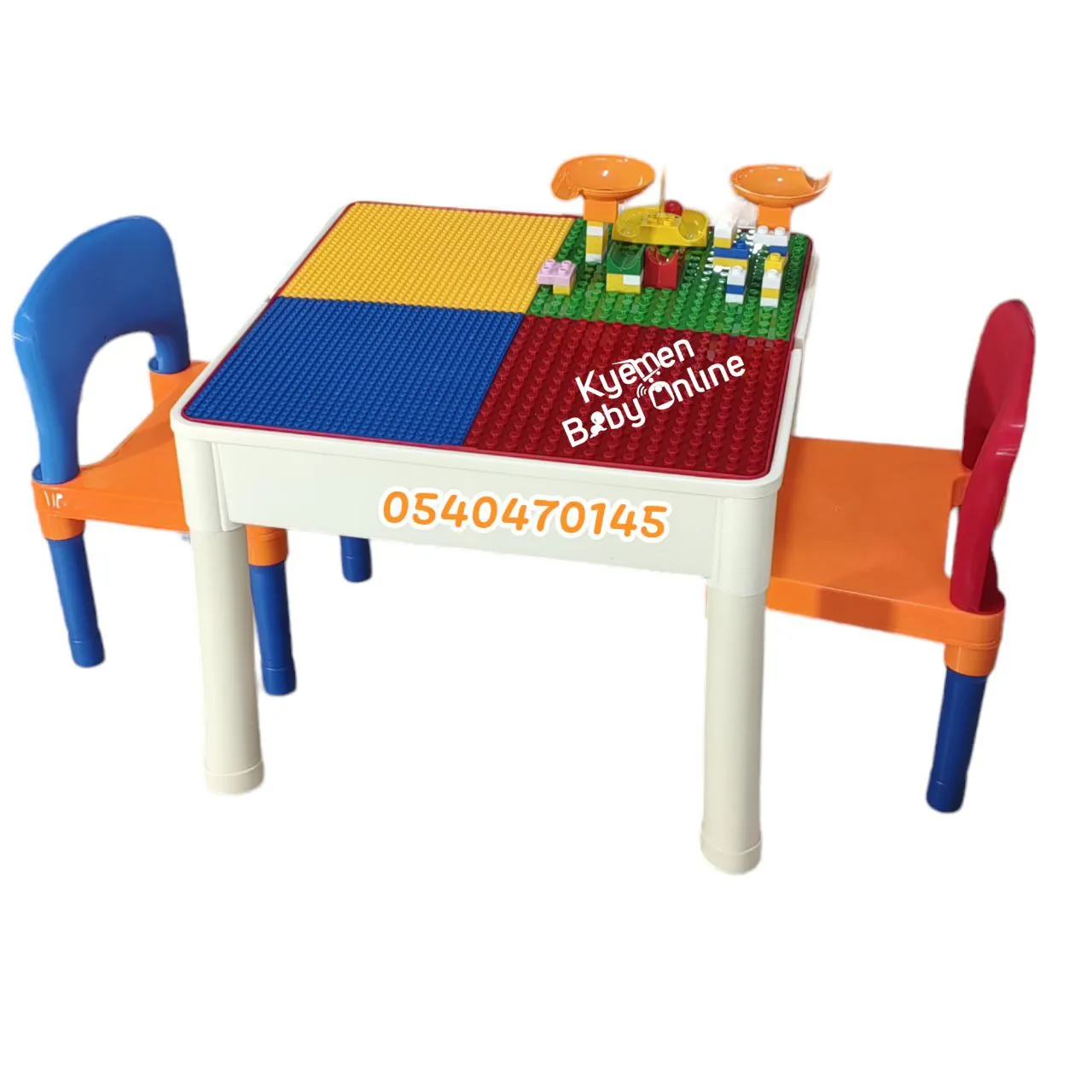 3 In 1 Multi-Functional Learn Desk / Blocks Desk / Kids Table And Chair 18months  [JM289156]