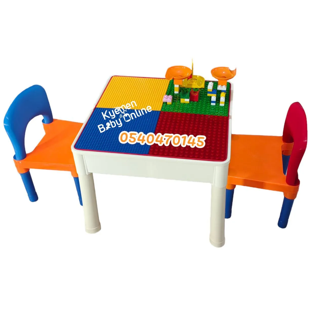 3 In 1 Multi-Functional Learn Desk / Blocks Desk / Kids Table And Chair 18months  [JM289156]