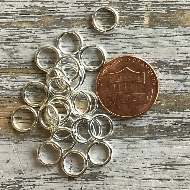 8mm Jumpring 18g 25ct