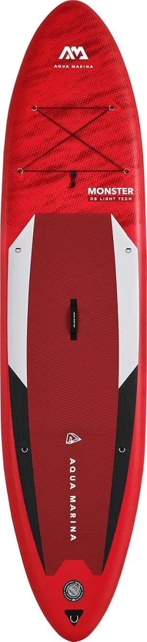 Aquamarina Unisex Adult - All-Around Isup, 3.66m/15cm, Monster All Around iSUP 3 66m 15cm with Paddle and Safety Leash, Rot, 366 x 84 15 cm EU