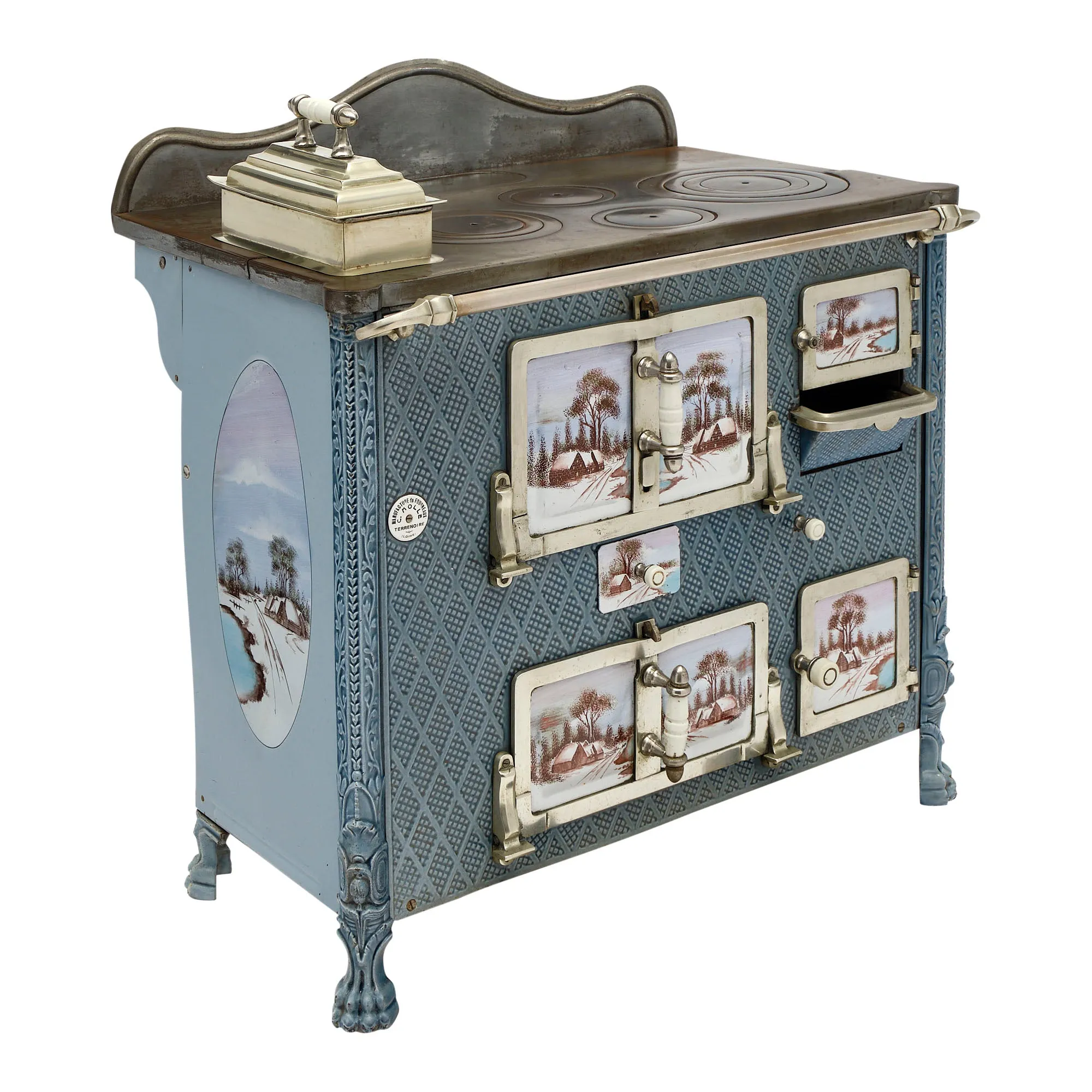 Art Nouveau Antique French Stove