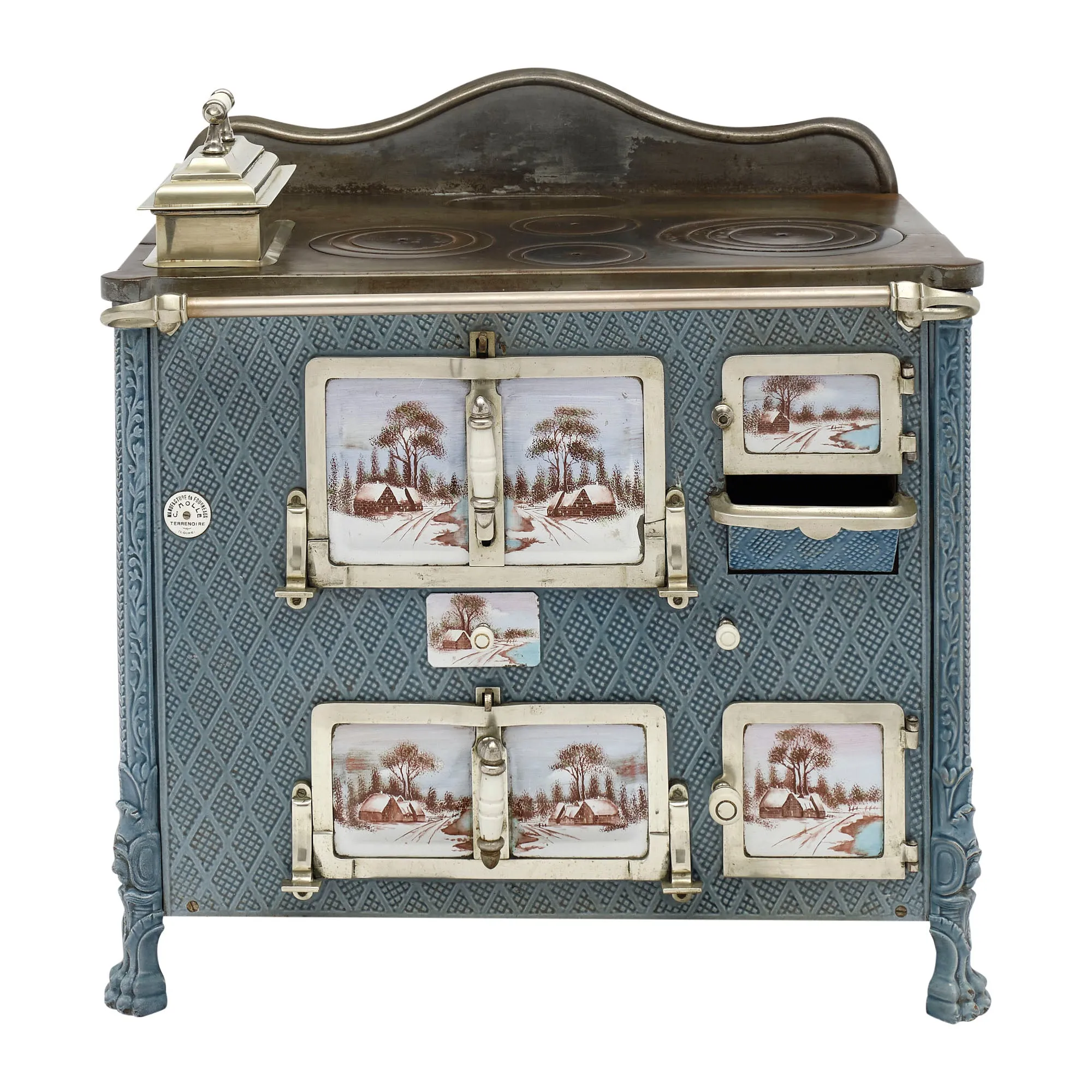 Art Nouveau Antique French Stove