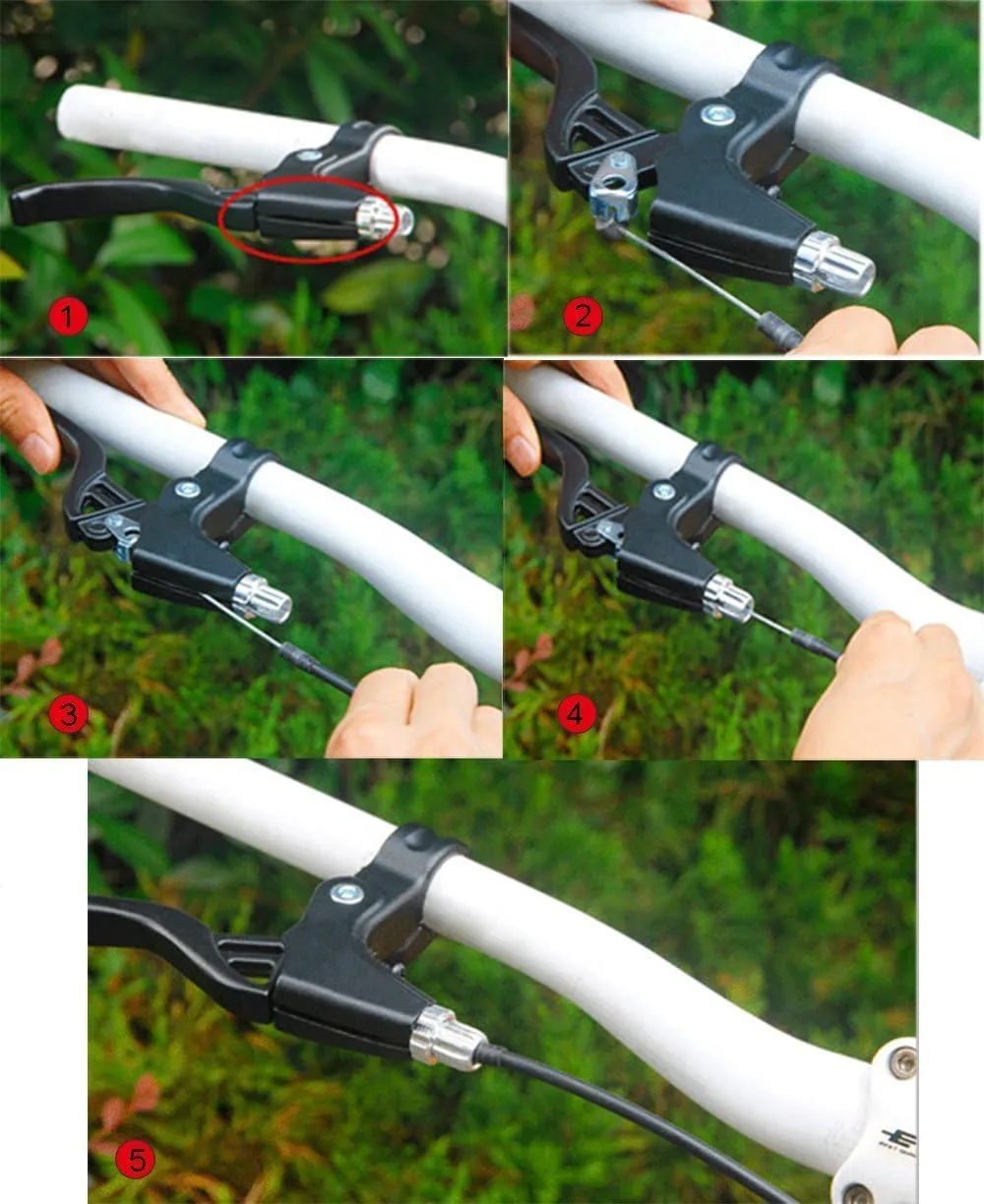 BicycleStore Bicycle 1 Pair Universal Full Aluminum Alloy Brake Handle Mountain Road Bike Brake Lever 2.2cm Diameter