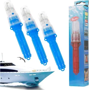 Boat Flares 3 Pack, Boat Flares Coast Guard Approved Marine, Waterproof Emergency Signals for Fishing Nets, Buoys & Boats