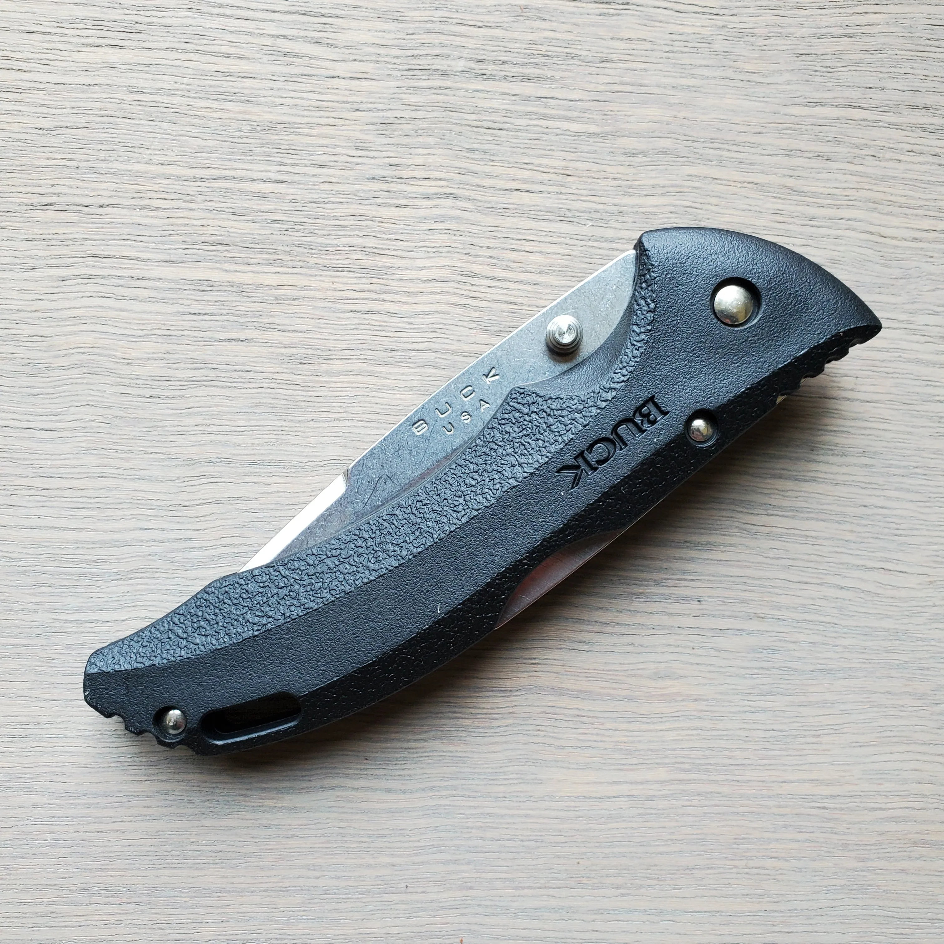 Buck 286 Bantam BHW 3.5" Folding Knife Lockback Black