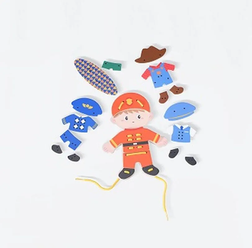 Classic World My Job (Boy) Lacing Toy