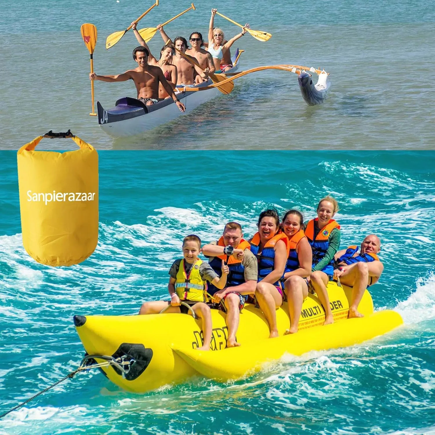 Dry Bags Waterproof, Ultralight Dry Sack, 10L/20L/40L/70L Waterproof Bags,Roll Top Sack for Kayaking, Beach, Rafting, Boating, Hiking, Camping,Swimming (Black, 40L)