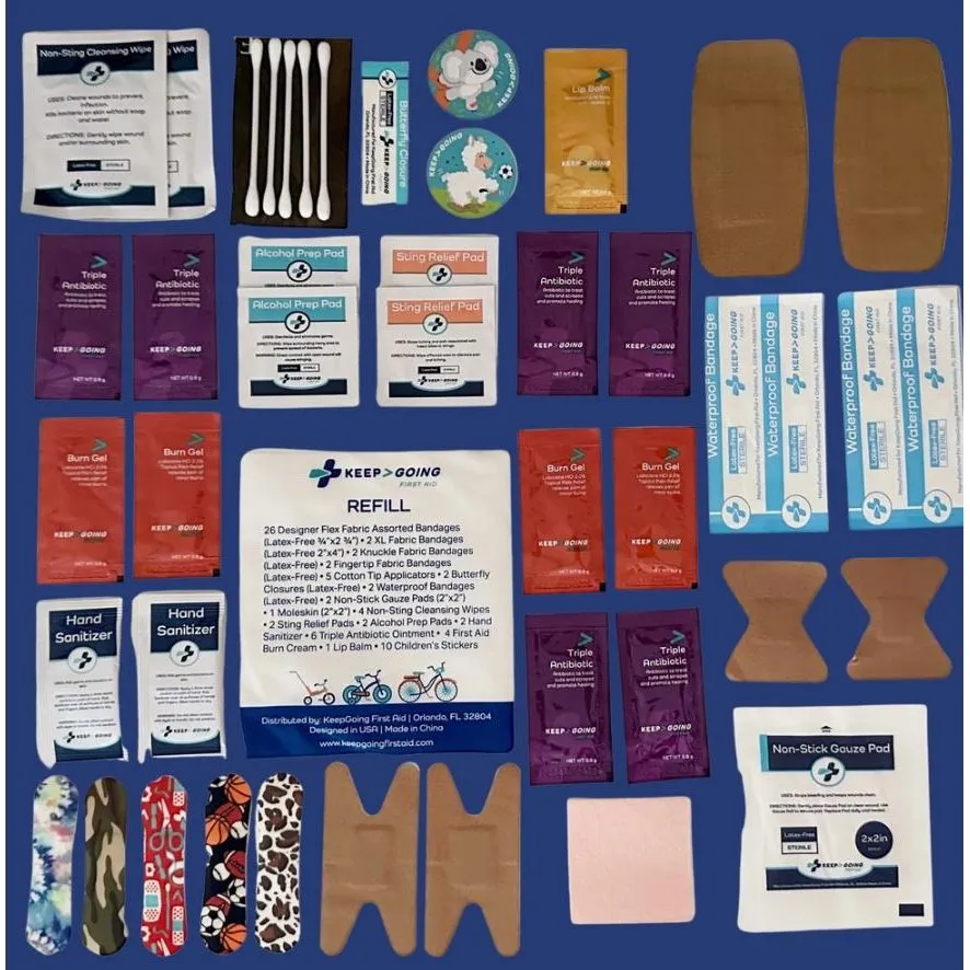 First Aid Family Gokit Refill (75 Pieces)
