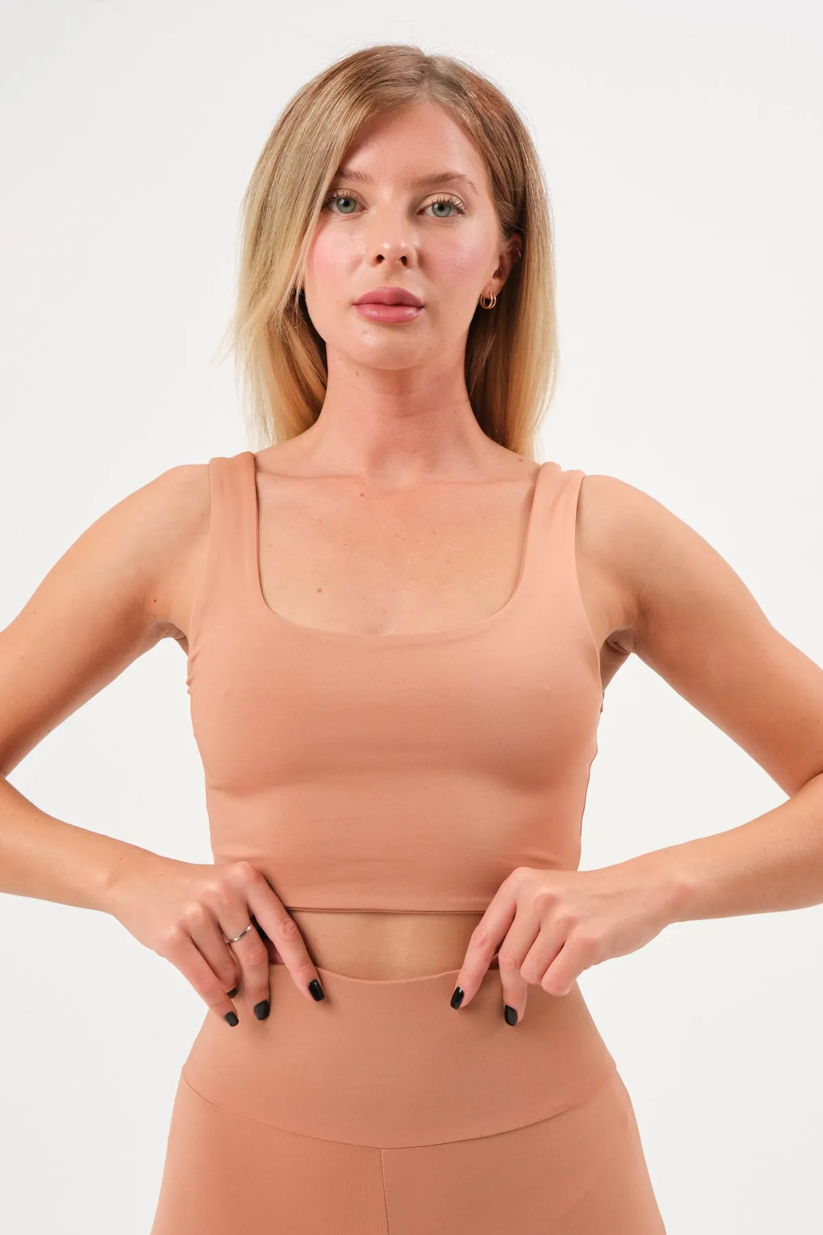 Flow Bralette & Leggings Set Rust