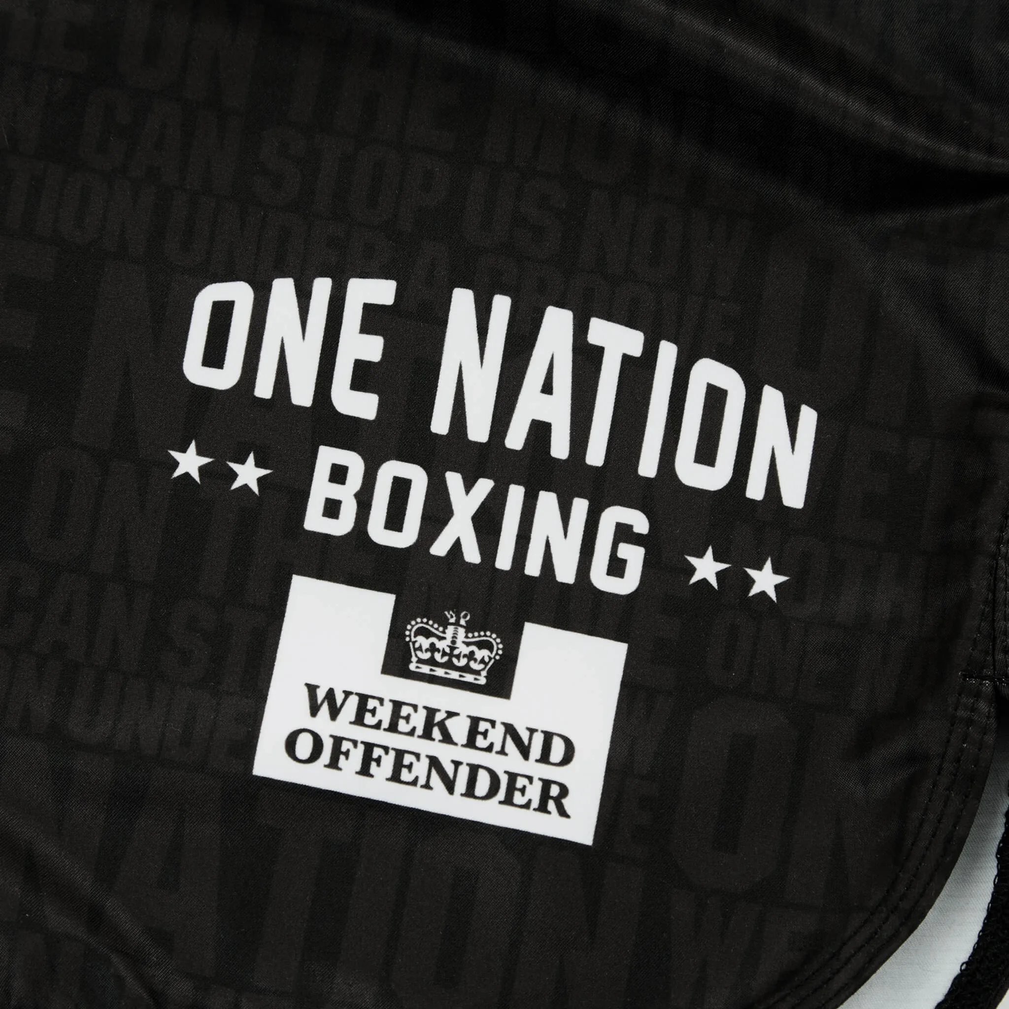 One Nation Rashguard and Shorts Set Black