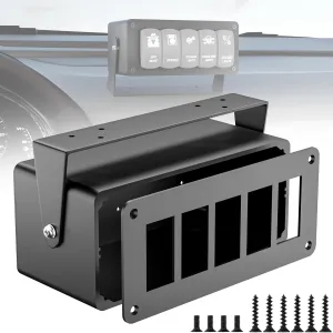 Rocker/Toggle Switch Box - 5 Gang Switches Installation housing for Pickup Truck Car UTV Off Road Marine
