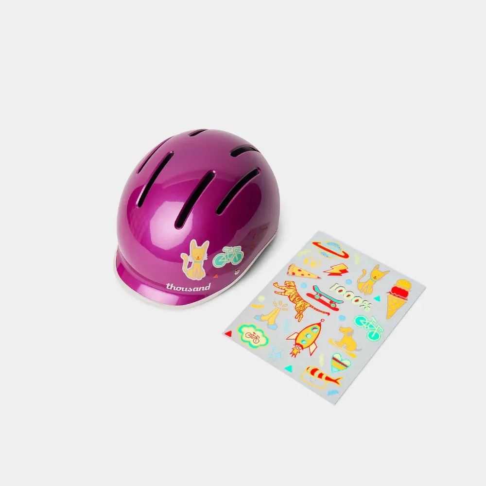 Thousand Jr. Kids Helmet: Purple