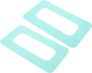 Wakauto 2Pcs Surfboard Fin Box Patches Easy Installation Paddle Board Repair Kit for Enhanced Stability and Control Light Green Compatible with Various Sup and Surfboard Models